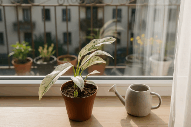 Rhaphidophora puberula Variegata Titelbild